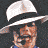 A 4-frame contact sheet of a pixelated Michael Jackson icon showing different poses and angles with a white fedora, dark suit, and silver chain necklace.