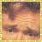 A 3x3 contact sheet of animated frames showing a close-up of Conan O'Brien's face with subtle expression changes across sampled frames, each frame bordered by distinct colored outlines on a gray background.