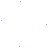 A static image of scattered pink pixel clusters and L-shaped forms on a white background with a gray rectangular block in the bottom right corner.