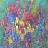 A highly pixelated static icon with indistinct colorful shapes and no clear subjects or text, appearing as a blurred abstract pattern of multicolored pixels on a light background.