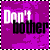 Purple background with white and black text fragments forming phrases like 'Don't bother', 'Angel', 'I know exactly what goes on' across a
