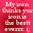 Red background with white pixelated text reading "My icon thinks your icon is the best event. (;" in a of four identical