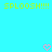 Bright cyan background with green pixelated text 'SPLOOSH!!!!' at top and two pink heart icons below.