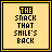 12 square with yellow borders on a light beige background, displaying variations of text and pixelated goldfish icons