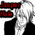 six showing a character with light hair in various poses and expressions, with red text overlays reading "Jasper Hale" and "My kind of vampire"
