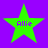 Four green star-shaped icons with purple text reading 'Allie' on a solid purple background, arranged in a