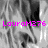 A grayscale image of a person with long hair, overlaid with bright pink text reading "Lauram276" in multiple positions.