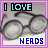 A 4x3 contact sheet of a 12-frame animated icon showing glasses with changing text colors and borders across frames.