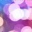 Pixelated abstract composition with overlapping pastel and dark purple shapes against a light background, featuring blue and pink accents.