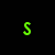 Pixelated text characters in various colors on a black background, with a gray rectangle partially visible on the right.