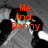 A grayscale image with red text overlays showing 'Me And Danny' and 'lip locked' in top sections, and '4 eva' in the bottom section.