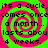 A static image with a bright green background and pink spiral patterns, displaying repeated text about cycles lasting four weeks.