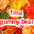 A colorful pixelated image of gummy bears with overlaid text in red, cyan, and green fonts.