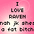 Pixelated text on a pink gradient background with light effects, showing repeated phrases in a