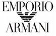 Black and white static logo icon featuring bold serif text "EMPORIO" above a stylized eagle emblem, with "ARMANI" below the emblem on a plain background.
