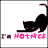 Black cat silhouette in crouching pose with pink text below, repeated across a of identical frames