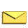 Yellow envelope icon with dotted pattern, closed and open views shown alongside text reading 'E-Mail' in black letters on light blue background.
