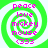 Green and white spiral background with pink text reading peace love mickey mouse (333) in four quadrants.