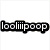 Animated sequence showing a woman in a bikini top and shorts with text 'looliiipoop anahi' above her, transitioning from a full-body pose to a cropped torso view.