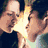 Four distinct scenes from a romantic drama featuring two characters in intimate and formal settings with varied lighting.