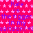 A static image with a bright pink background covered in small white stars, displaying repeated purple text that reads "Kate is the tigger in my cartoon! <cartoon!".