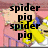 Animated sequence showing a cartoon character with yellow hair and blue clothing in a pink room, with changing text overlays.