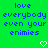 Green background with blue pixelated text reading 'love everybody even your enemies' and two white pixelated hearts at the bottom.