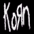A 6-frame contact sheet of a Korn-themed animated buddy icon showing band members' faces and upper bodies in grayscale with the band name "Korn" on the left.