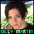 Two side-by-side animated frames of a person with dark tousled hair wearing a black shirt, set against an outdoor background with green foliage and blue sky, with text "BILLY MARTIN" at the bottom in pixelated font.