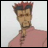 A 48x48 pixel buddy icon featuring a cartoon character with red hair and a pink shirt on the left, next to stylized text reading "Anime IM" above "COM" on a black background.