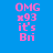 Pixelated pink text on blue, light blue, and white backgrounds with slight variations in color saturation.