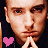 Two side-by-side pixelated frames of a person with hands clasped in prayer pose, each featuring a heart symbol on the left side that changes from pink to white between frames.