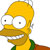 Pixelated close-up of a yellow-skinned cartoon character with large white eyes, black pupils, and a wide open mouth showing teeth, wearing a green shirt under a brown jacket.