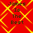 Red background with yellow diamond lattice pattern and four identical text blocks reading "James Is The Best" in dark brown pixelated font.
