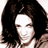 Static 48x48 pixel icon showing a person with long dark hair and light skin, rendered in low-resolution grayscale with visible dithering and pixelation.