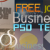 Pixelated image with layered text elements in orange, gray, and cyan over a blurred background featuring circular shapes.