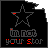 16 star-shaped icons with 'i'm not your star' text, each displaying distinct rainbow gradient animations on black backgrounds