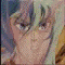 Anime character with light green hair and golden armor performs a sequence of actions including hand gestures, energy bursts, and flower blooming effects against dark backgrounds.
