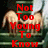Red text overlays a pixelated image of two hands clasped in prayer on a green background with a white vertical element.