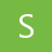 Green square background with a white pixelated letter S centered in the middle.