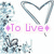 Animated icon with heart motifs and text fragments: 'To Live' with asterisks, 'is to', and 'Love' with heart symbols, set against patterned backgrounds.
