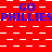 Red background with white checkered pattern and repeated blue text 'GO PHILLIES' in horizontal