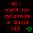 Red pixelated text on black background reads 'all i want for christmas is david' with two symbols below.