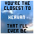 Static image with blue sky background and text reading 'YOU'RE THE CLOSEST TO HEAVEN THAT I'LL EVER BE' in pixelated font.