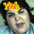 A four- of pixelated images with overlaid text: top-left shows a person in blue shirt with yellow 'Yash' text, top-right features two people holding an object with purple 'You Got' text, bottom-left displays a person with green 'BEEP??' text