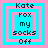 Four identical pixel-art display layered text and colored squares with animated border transitions
