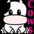Pixelated cow icon with pink 'COWS' text, black starry background, and repeated 'moo!!!' text in white.