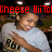 Pixelated image of a person in a white shirt with red text overlay reading 'Cheese Biitcl' against a dark background.