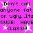A static image with a bright pink background, white star shapes scattered across it, and black pixelated text repeating phrases about not calling people fat or ugly.