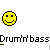 Yellow pixelated smiley faces with varying expressions above repeated text on a gray background.